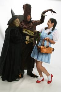 Wizard of Oz Costumes. Scared by my parents.